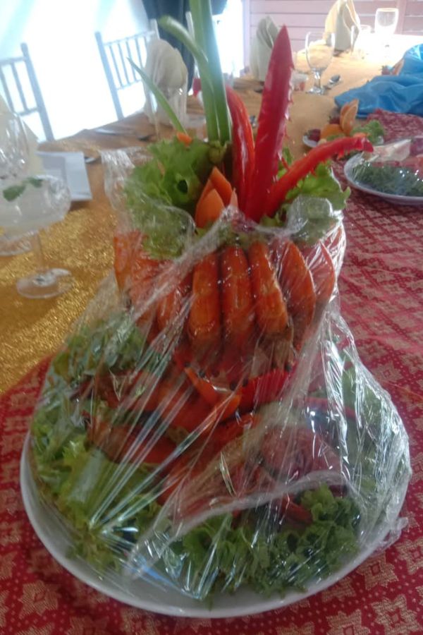 Seri Indah Catering – Meja Beradap – Udang Panjat